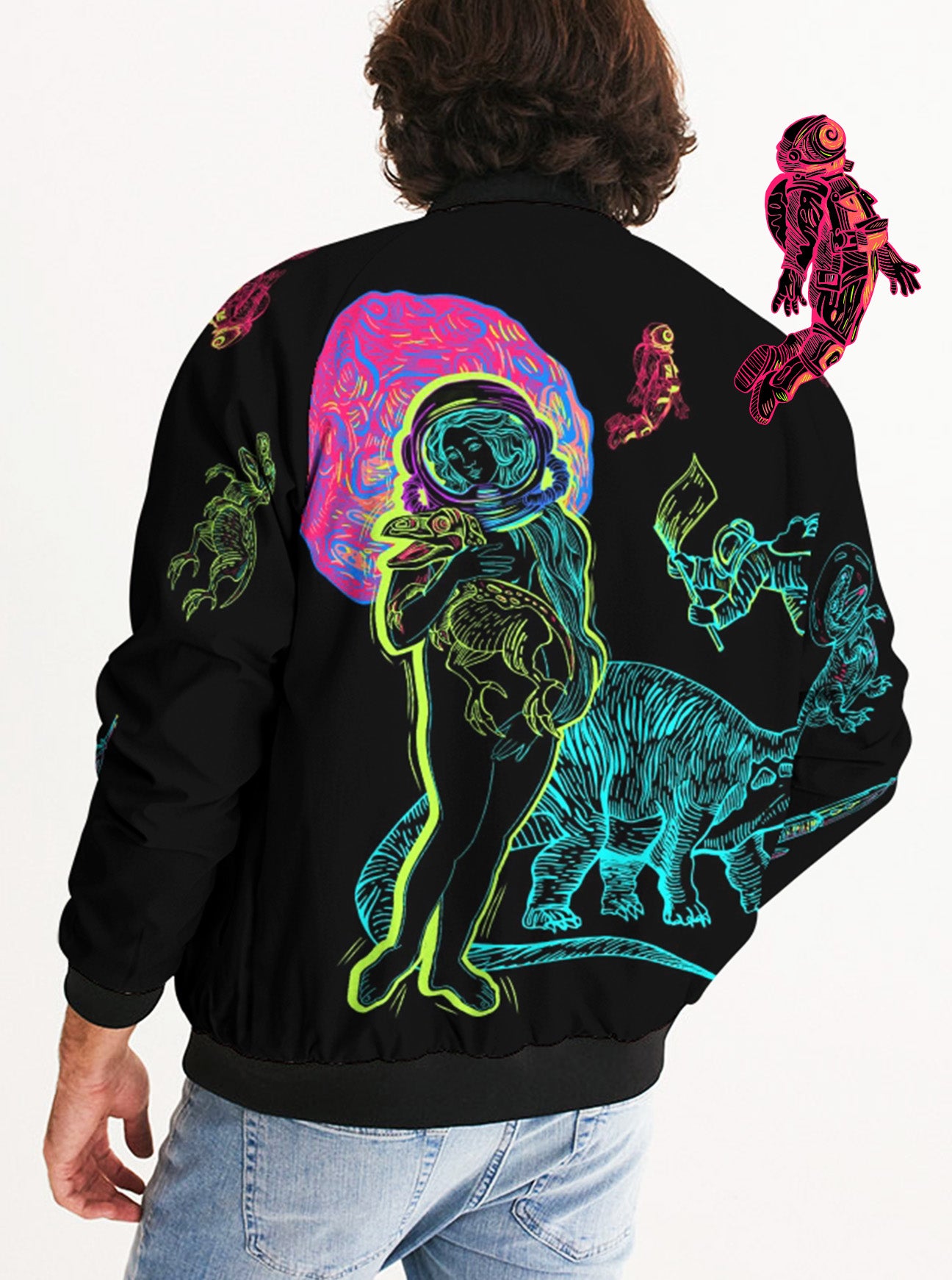 "THE LAST DINOSAUR" Bomber Jacket (Men)