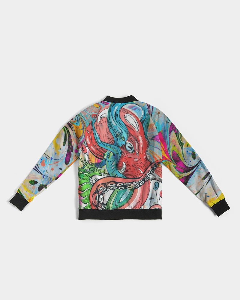 "TENTACLE COCKTAIL" Bomber Jacket (Women)