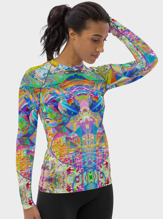 "VIBES"  Rash Guard (Women)