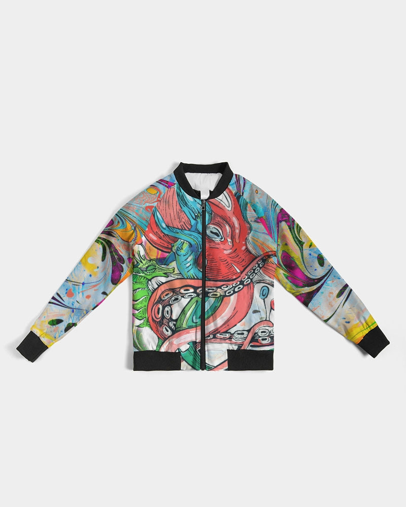 "TENTACLE COCKTAIL" Bomber Jacket (Women)