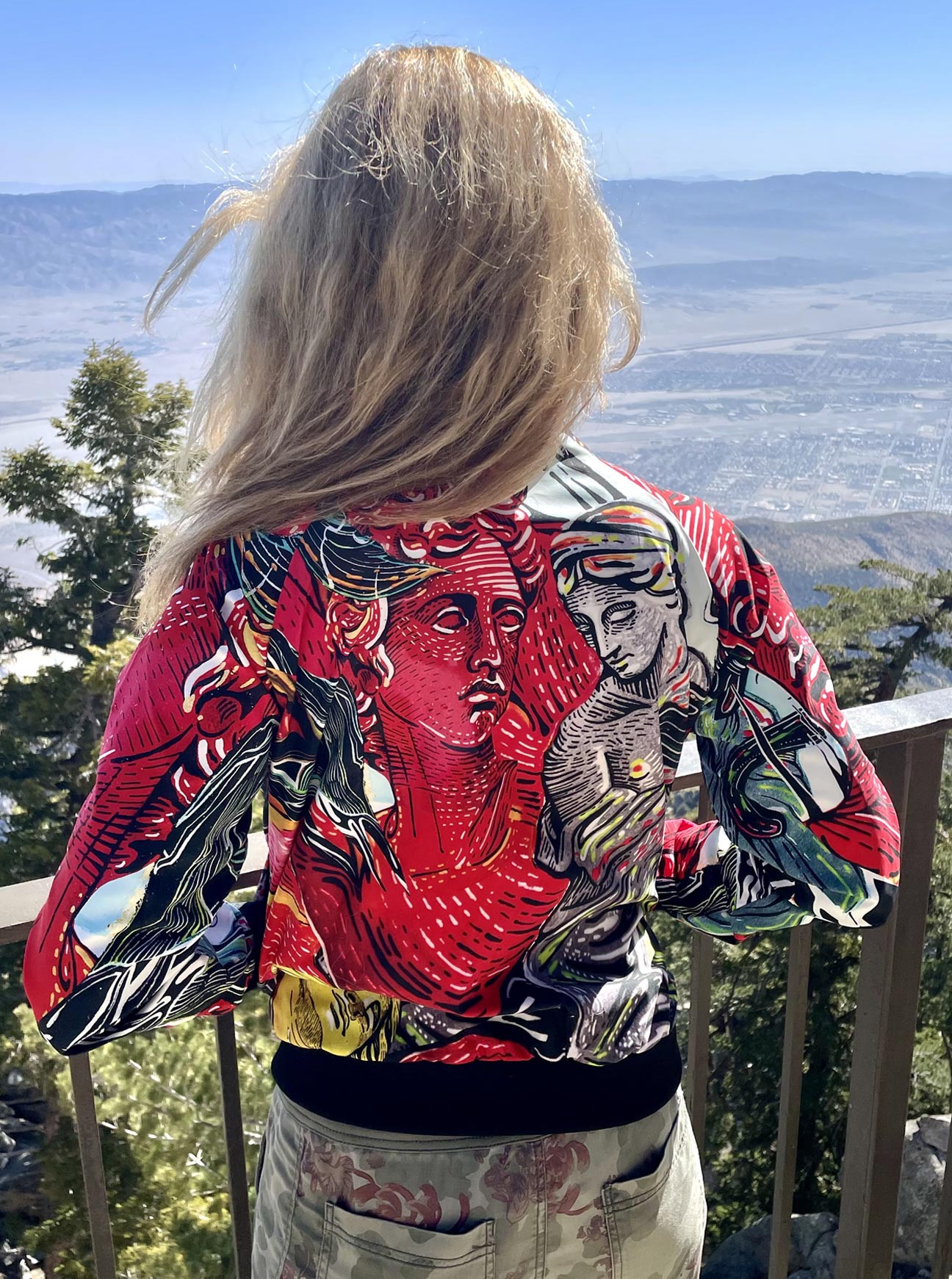 "APOLLO IN FLAMES" Bomber Jacket (Women)