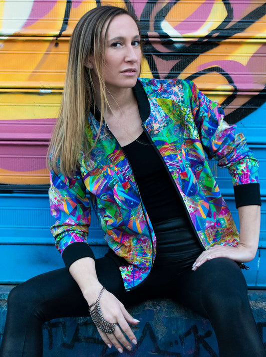 "VIBES" Bomber Jacket (Women)