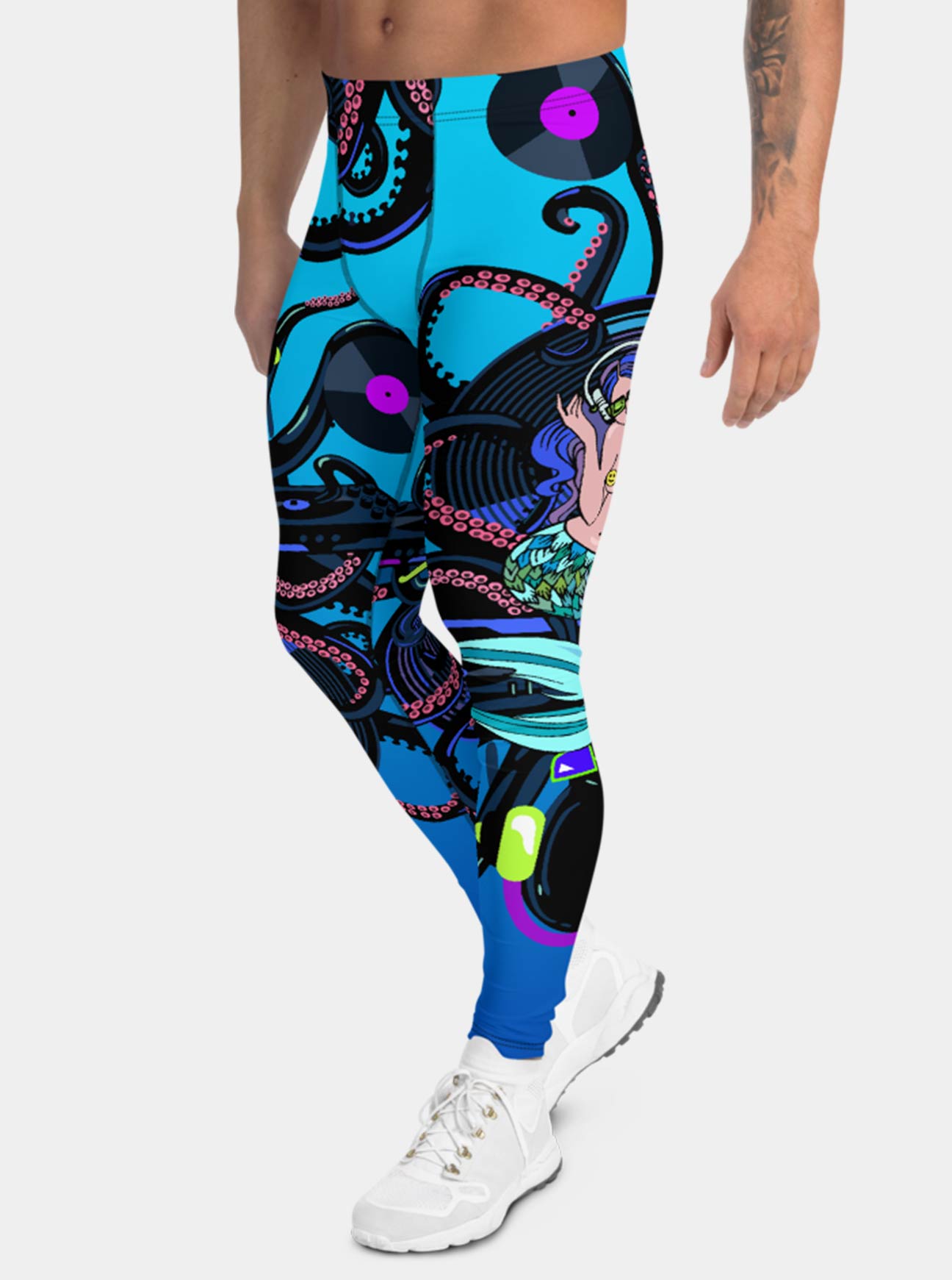 "DJ OCTOPUS AND MERMAID" Leggings (Men)