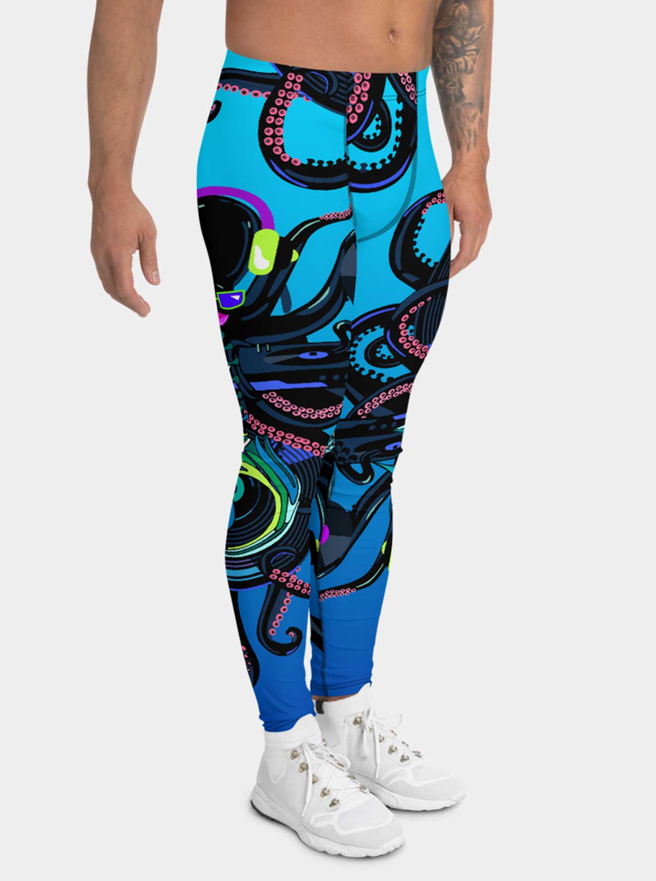 "DJ OCTOPUS AND MERMAID" Leggings (Men)