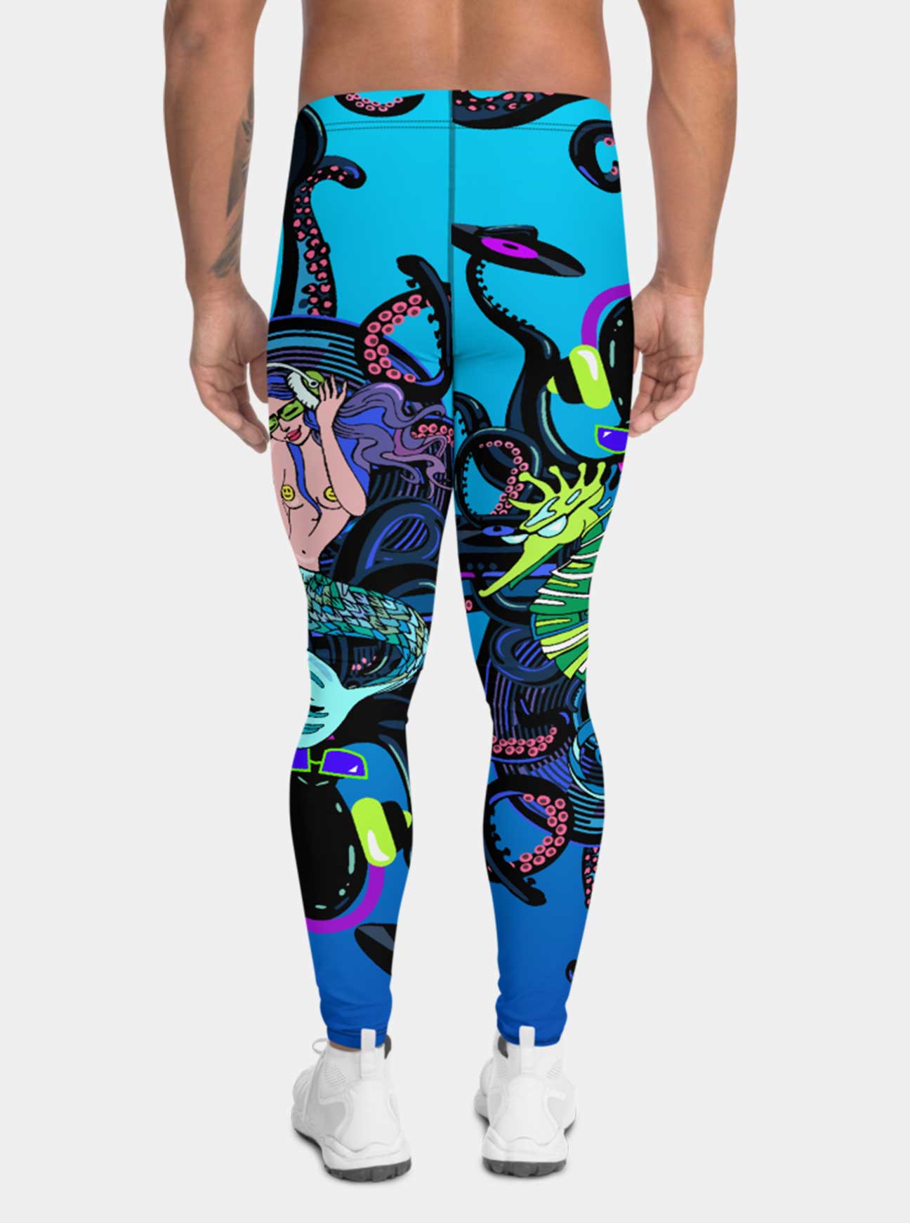 "DJ OCTOPUS AND MERMAID" Leggings (Men)