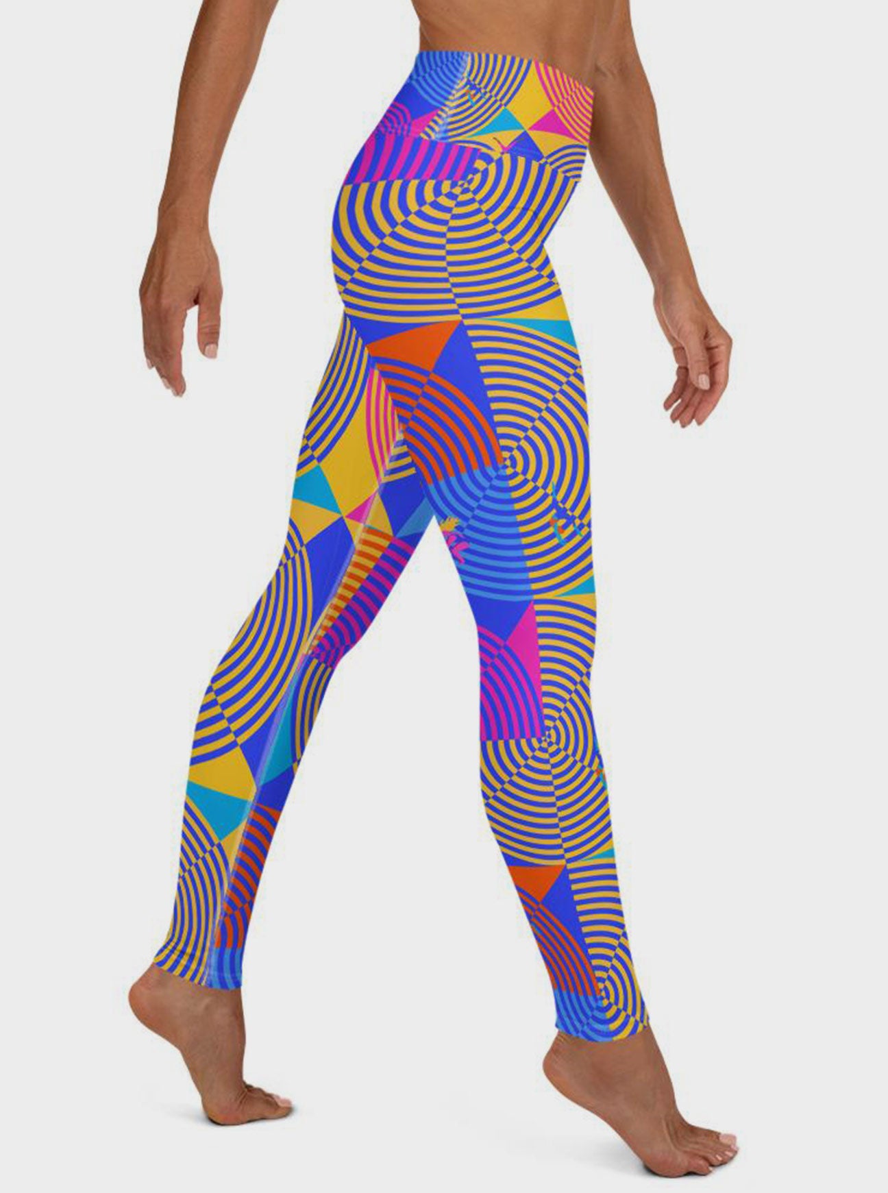 "ILLUMINATING GYMNASTS" High Waist Leggings (Women)