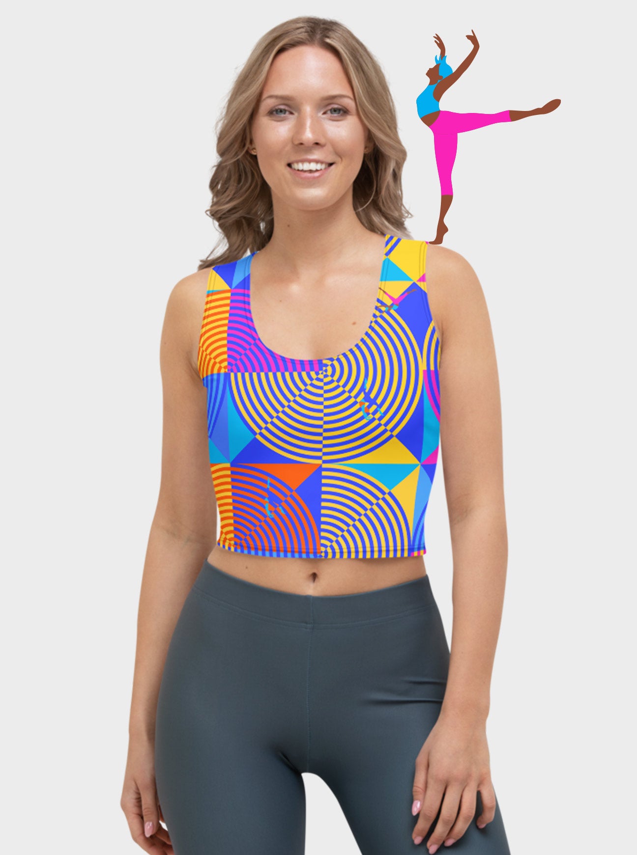 "ILLUMINATING WAVES" Cropped Top (Women)