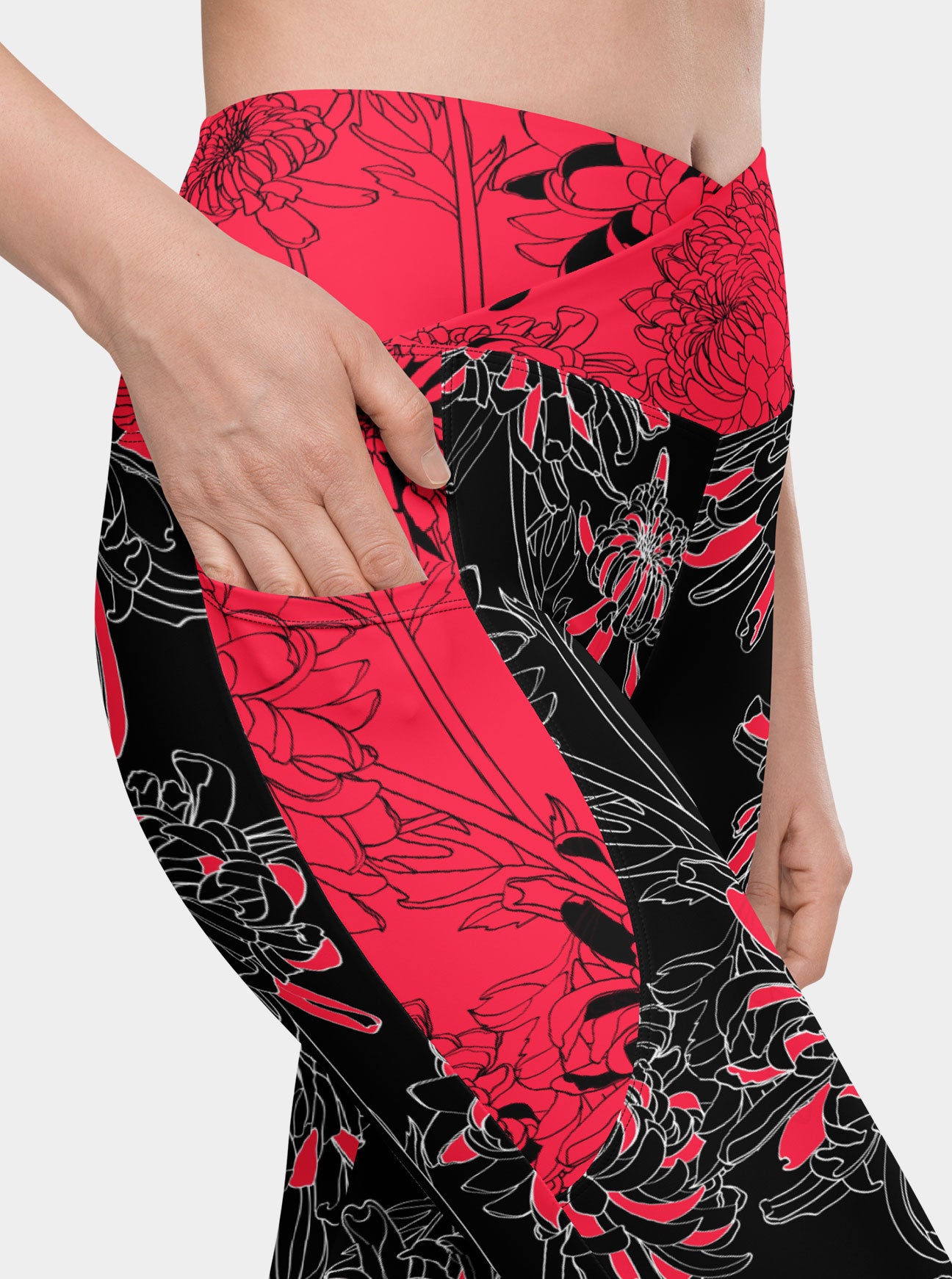 "NIGHT IN JAPAN" High Waist Leggings (Women)