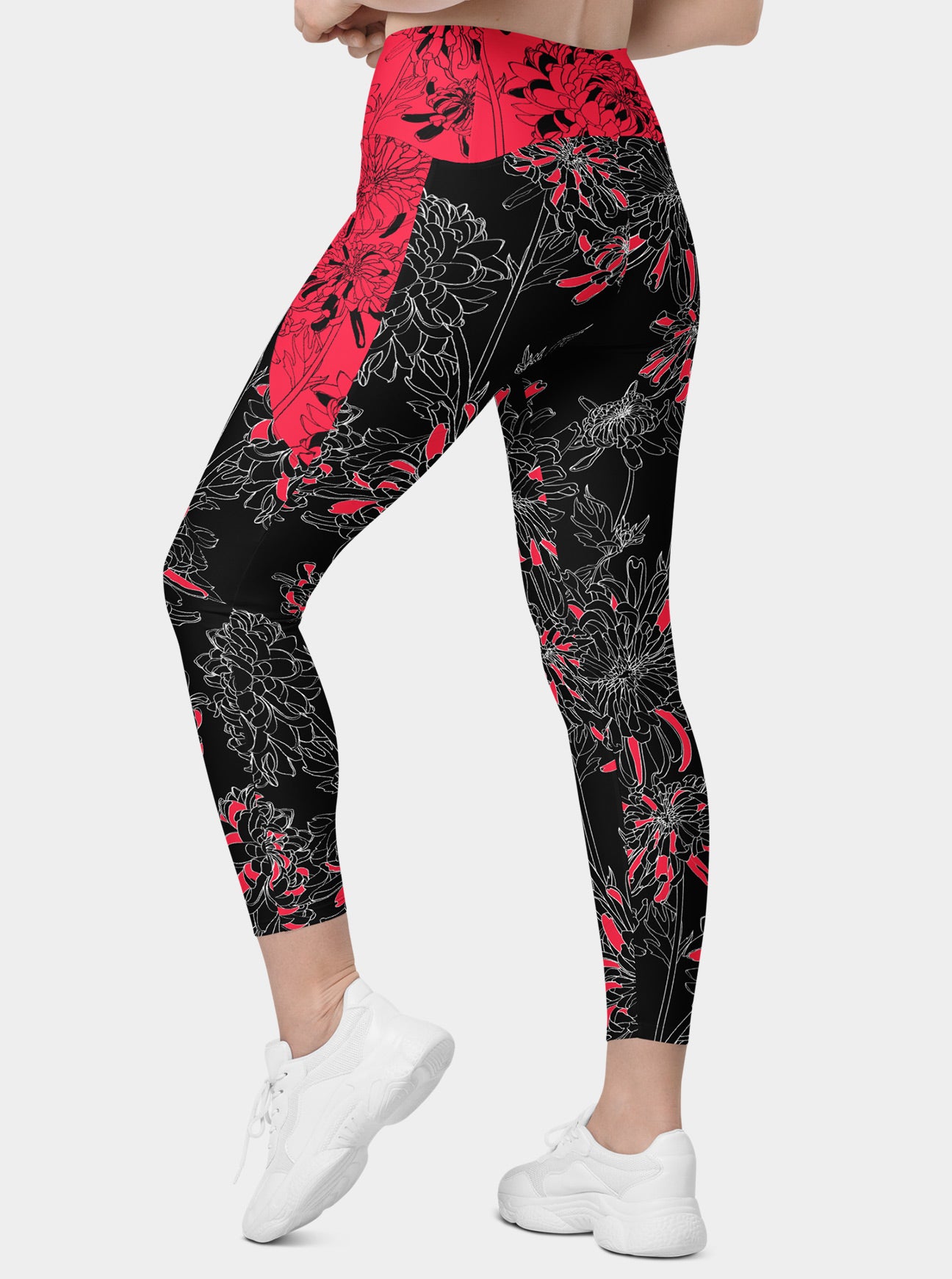 "NIGHT IN JAPAN" High Waist Leggings (Women)