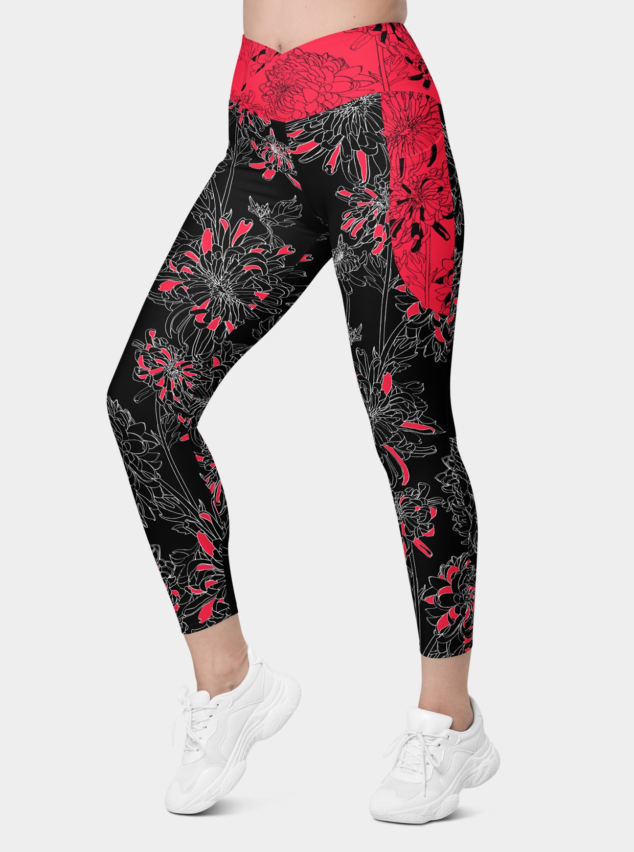 "NIGHT IN JAPAN" High Waist Leggings (Women)