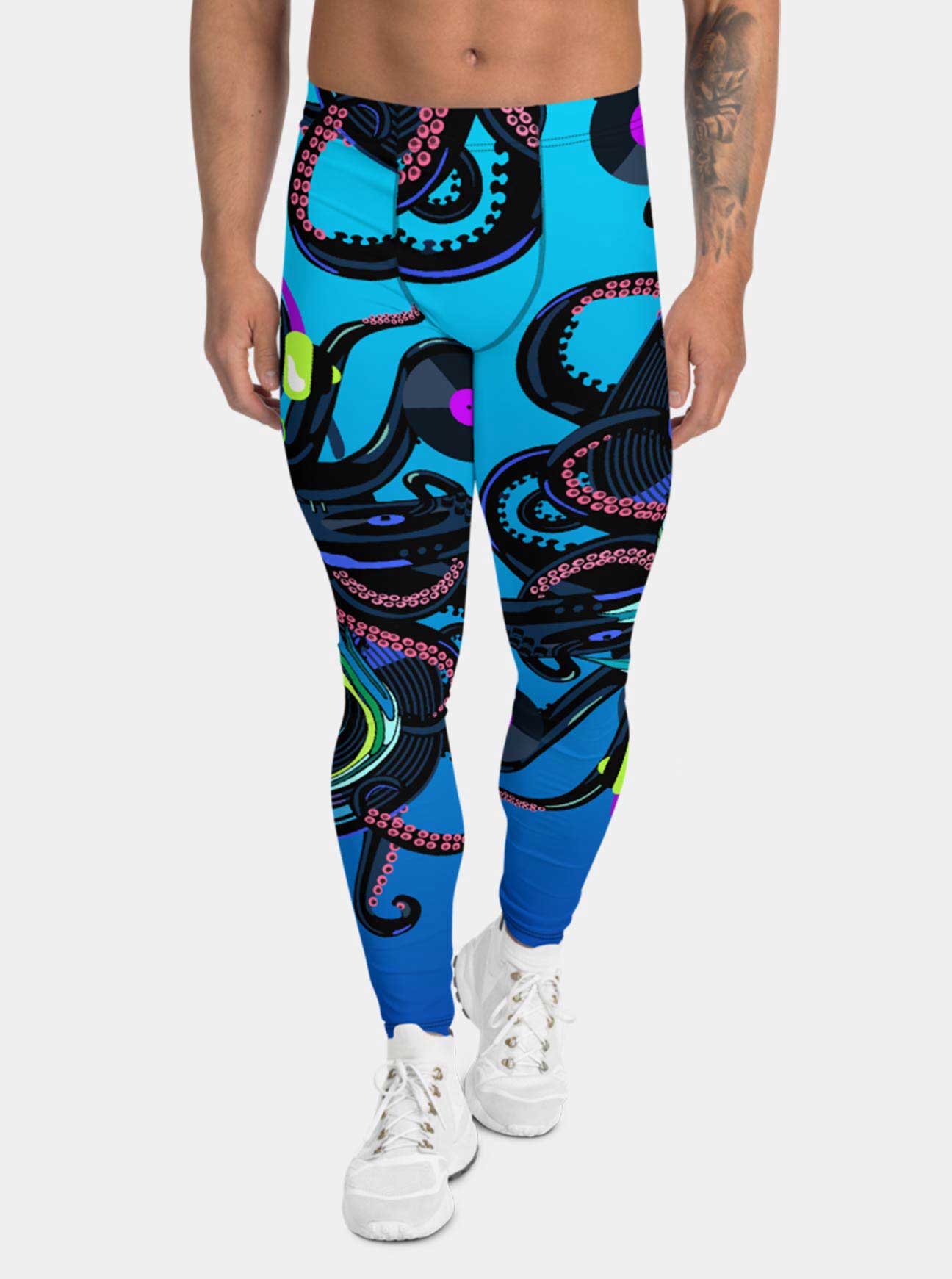 "DJ OCTOPUS AND MERMAID" Leggings (Men)