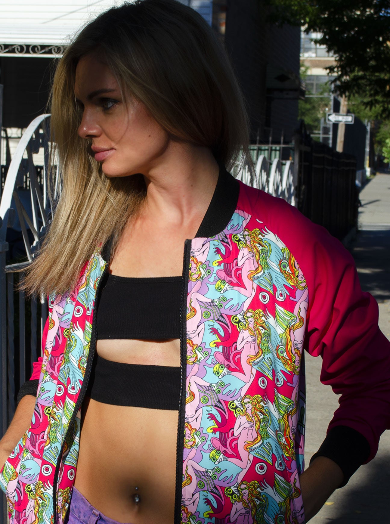 "ROLLING VENUS" Bomber Jacket (Women)