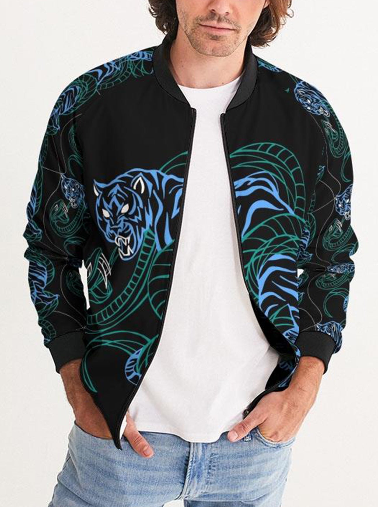 "SPIRIT ANIMALS" Bomber Jacket (Men)