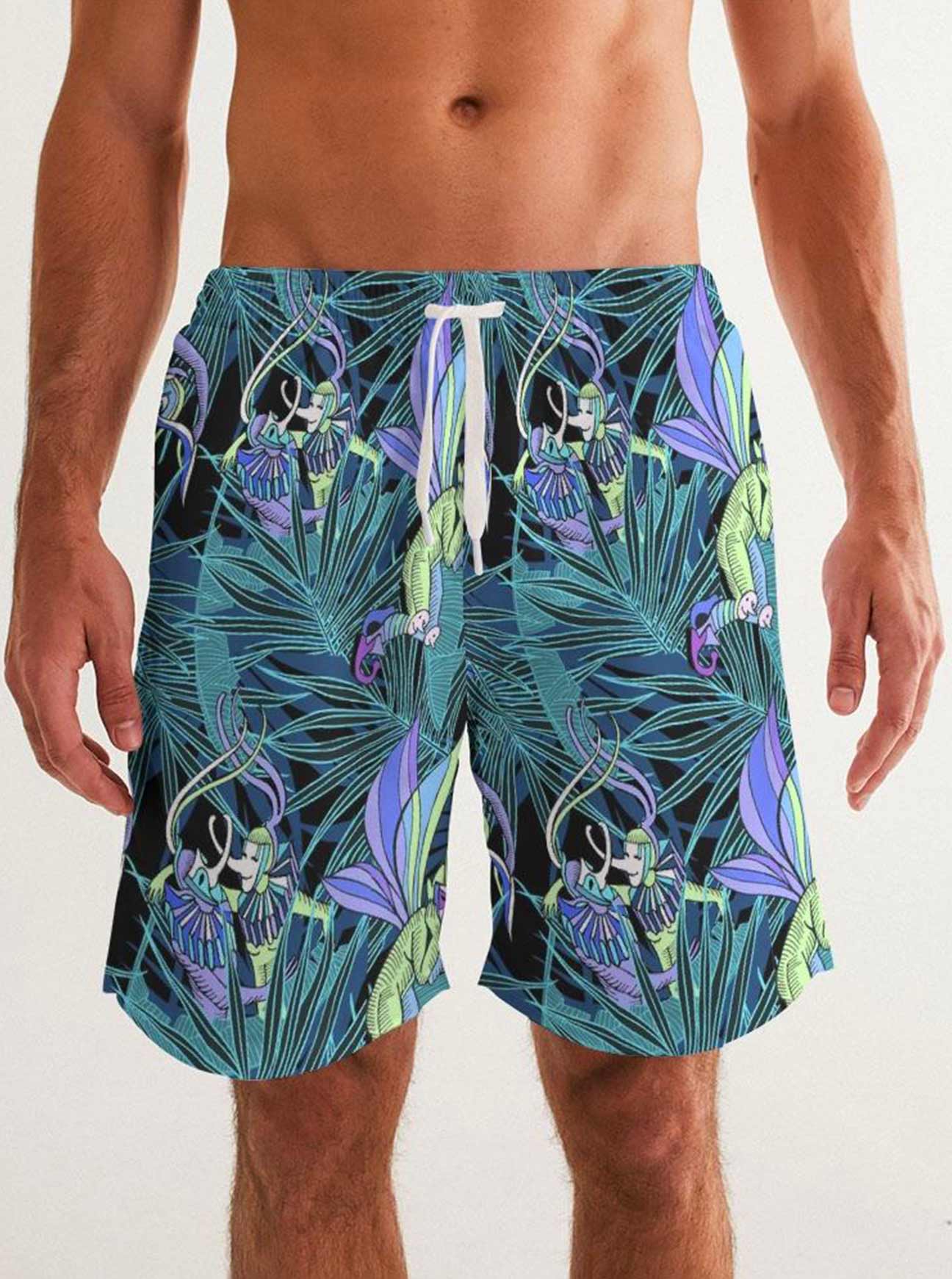 "TROPICAL FLIRTING" Swim Trunk (Men)