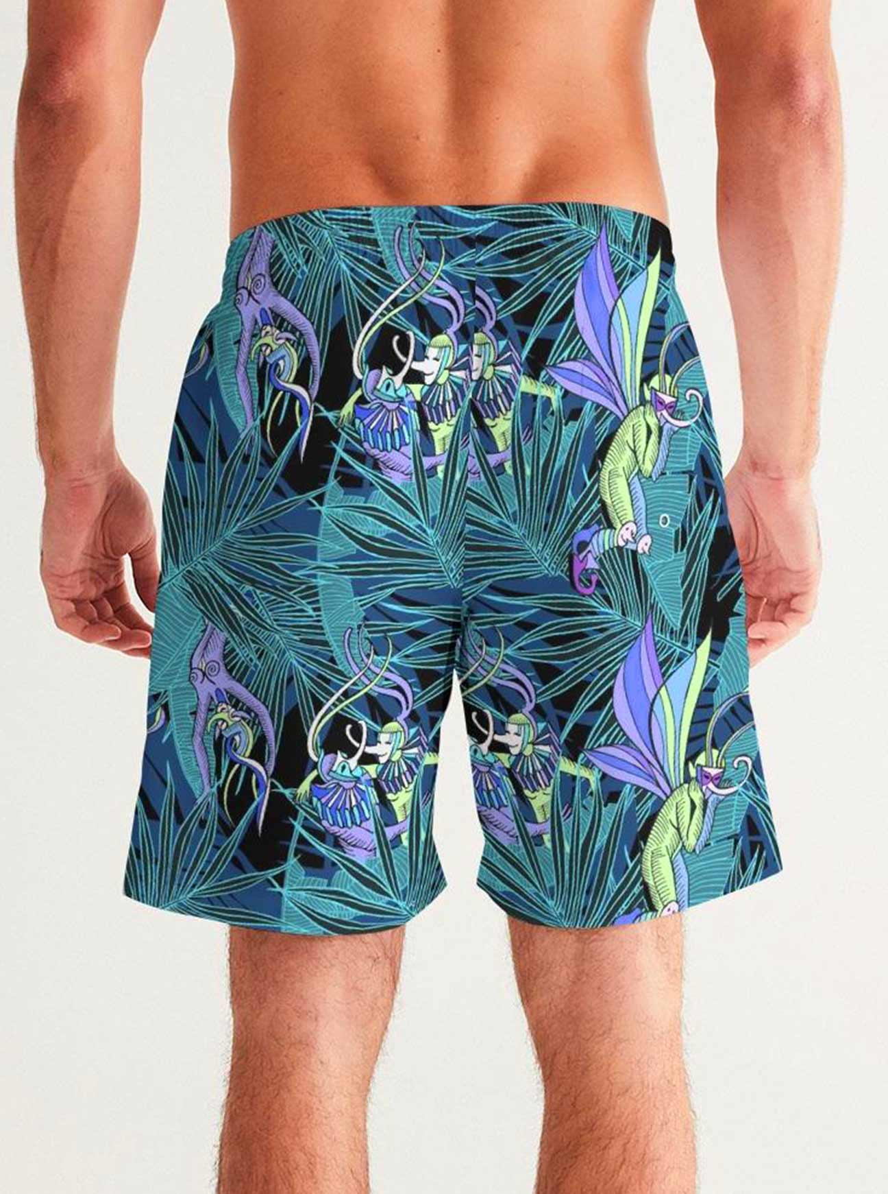 "TROPICAL FLIRTING" Swim Trunk (Men)