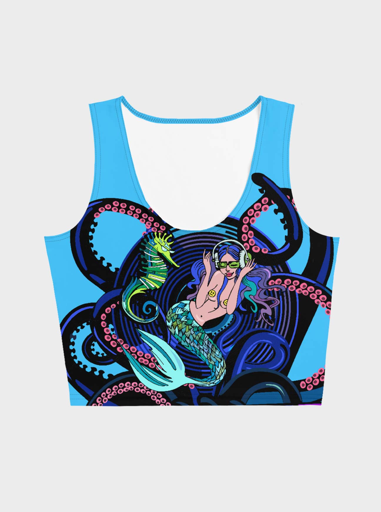 "DJ OCTOPUS AND MERMAID" Top (Women)